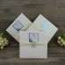 Lace Invitation Card Glitter Wedding Card with Buckle Decoration Made in China